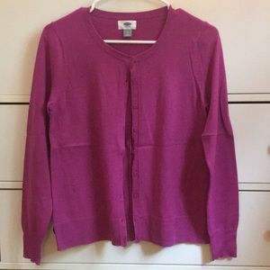 Old Navy Small Raspberry Cardigan